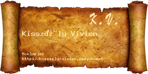 Kisszély Vivien névjegykártya